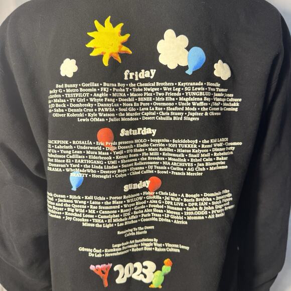 Independent Coachella Hoodie Men's Large Black Graphic Prints - Picture 6 of 9